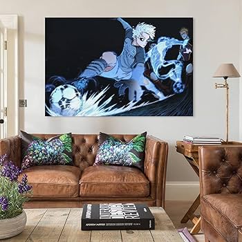 Amazon.com: GUNKY Blue Lock Football Sports Anime Poster Home